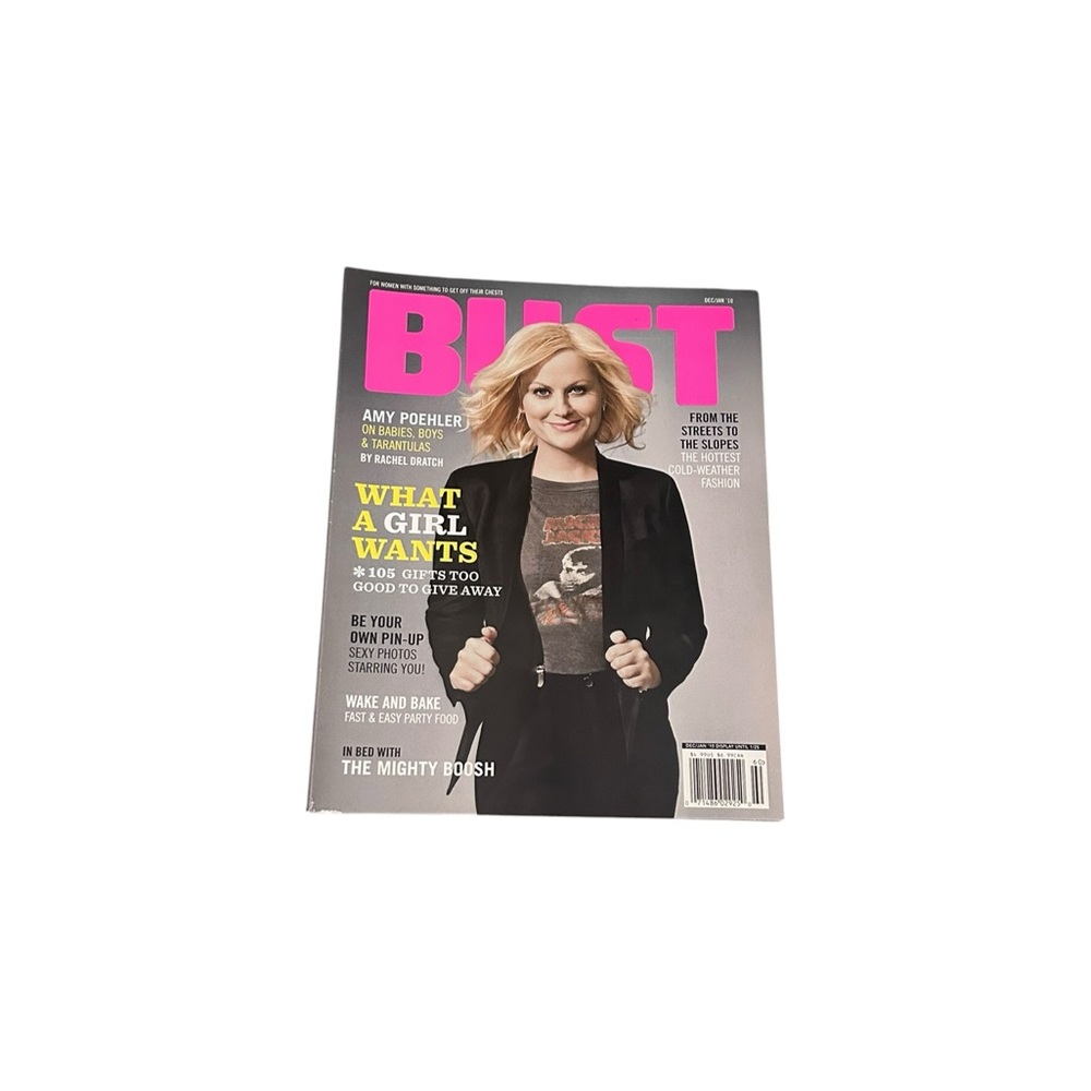 BUST Magazine December/January 2010 Amy Poehler Cover Indie Feminist Pop Culture